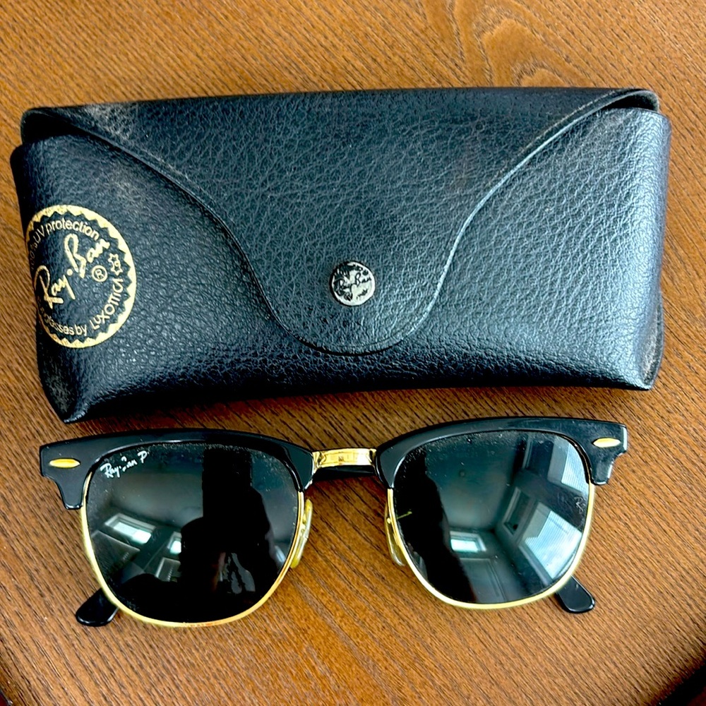 Classic Rayban Clubmaster Sunglasses (Polarized)